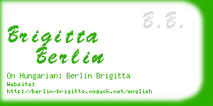 brigitta berlin business card